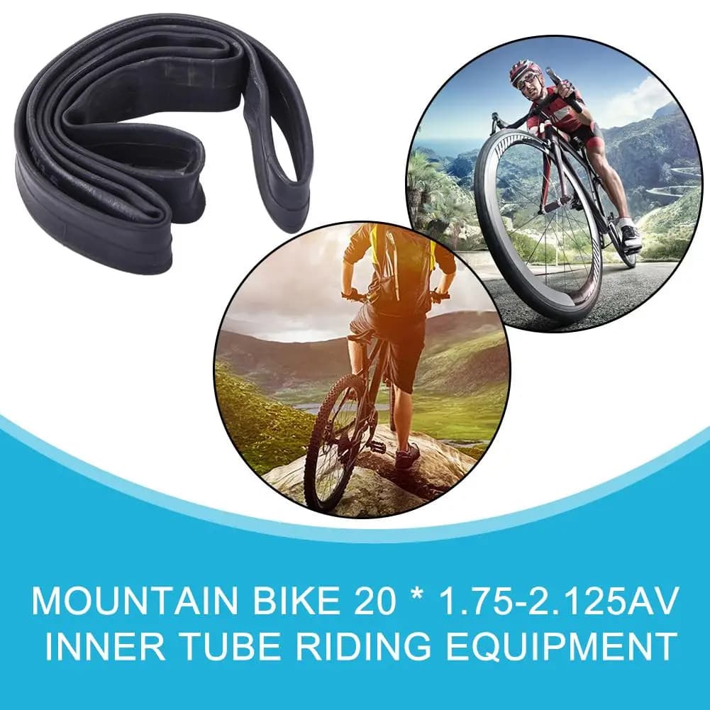 Camera d'aria per bicicletta MTB 20x1.75/2.125AV, pneumatico interno per bici, parte per ciclismo