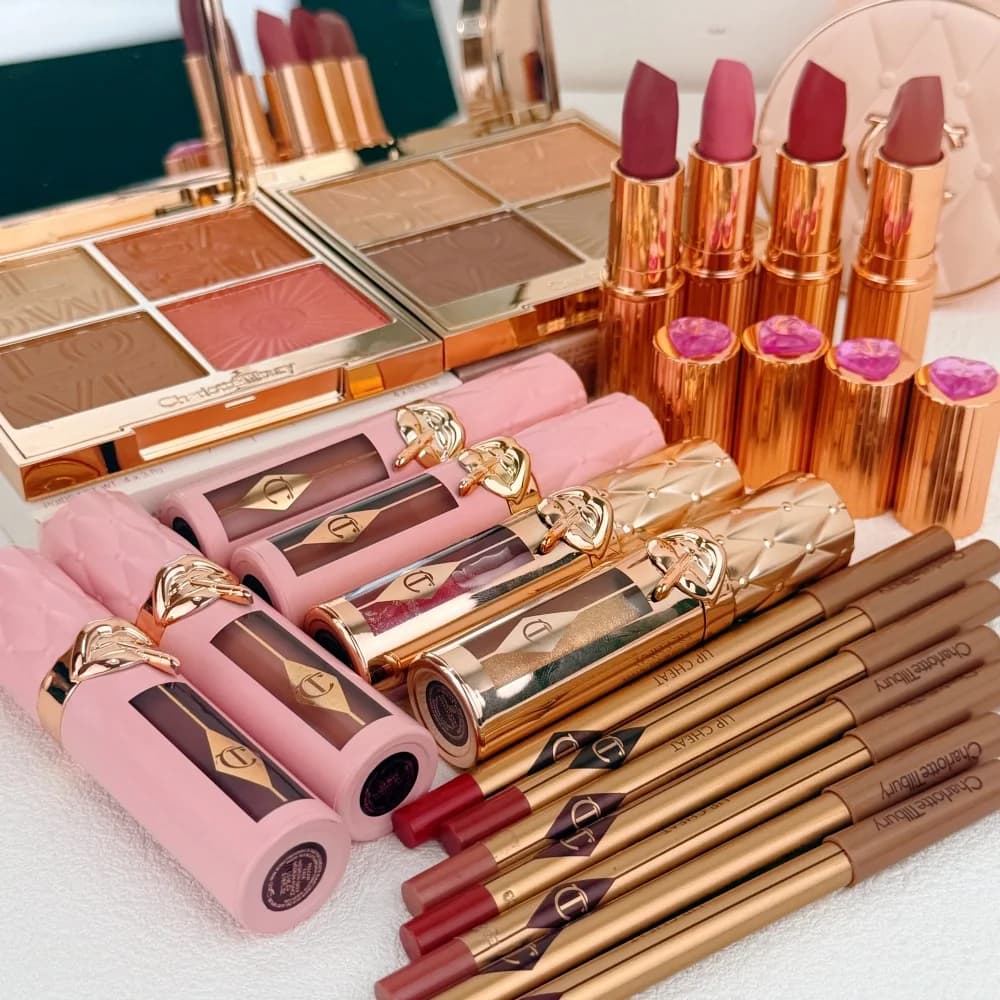 Charlotte Tilbury Air Cushion Pen Blush New 7Colors Lip Liner Liquid Foundation Concealer CT High Gloss Stick Waterproof Makeup