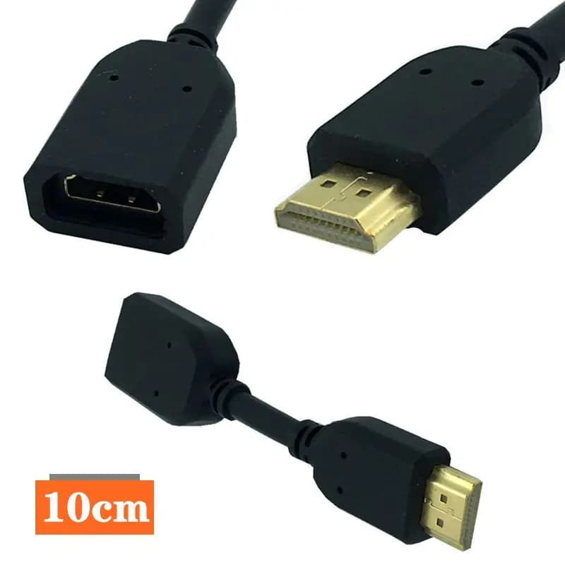 HDMI Extension Cable Compatible HD, Male to Female, Line 10cm