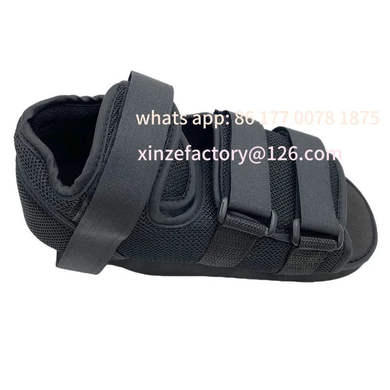 Scarpa Ortopedica Personalizzabile per Frattura del Calcagno, Scarpa a Decompressione Posteriore del Piede, Supporto Fisso per Caviglia e Tallone
