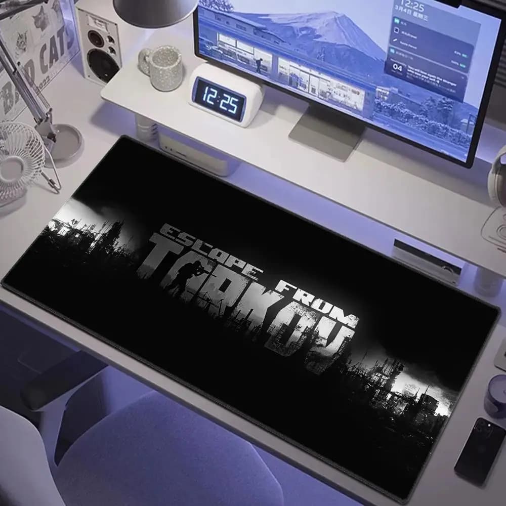 Fuga da Tarkov Mousepad Gamer Deskmat Mouse Pad 900x400 Accessori desktop Xxl Gaming Anime Scrivania estesa Pc Grande Mause