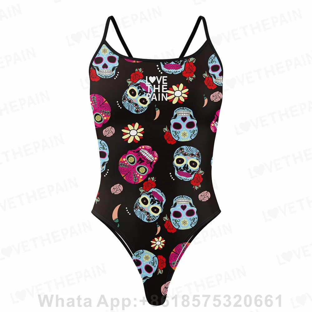 Love The Pain costume da bagno donna Sexy costume intero confortevole costume da bagno funzionale da allenamento Pro costume da bagno da spiaggia Triathlon