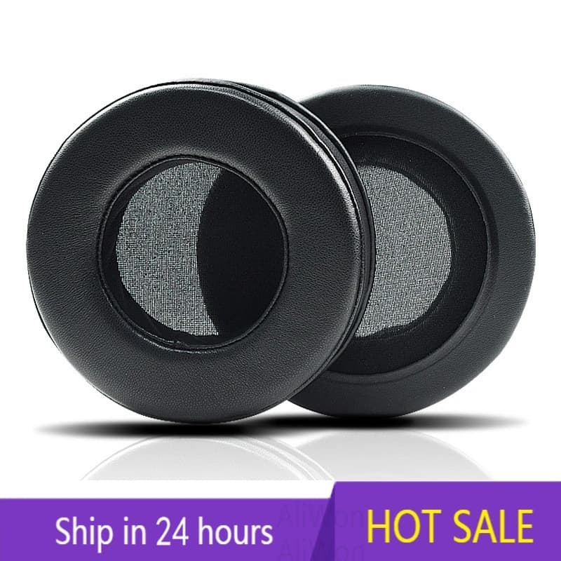 Cuscinetti per le orecchie perforati in pelle di pecora auricolari rotondi 70-85MM 90MM 95 100MM 105MM 110MM per cuffie Gamer Soft Memory Foam Cushion