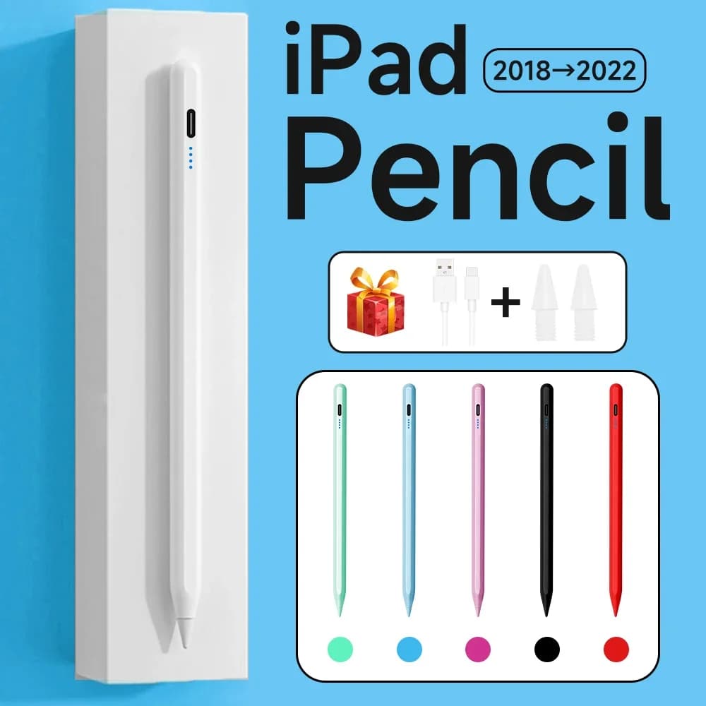 Per Apple Pencil Stylus Pen iOS Tablet Touch Pen con display di alimentazione per iPad 10 iPad Pro 11 1-4 Pro 12.9 3-6 air 3 4 5 mini 5 6