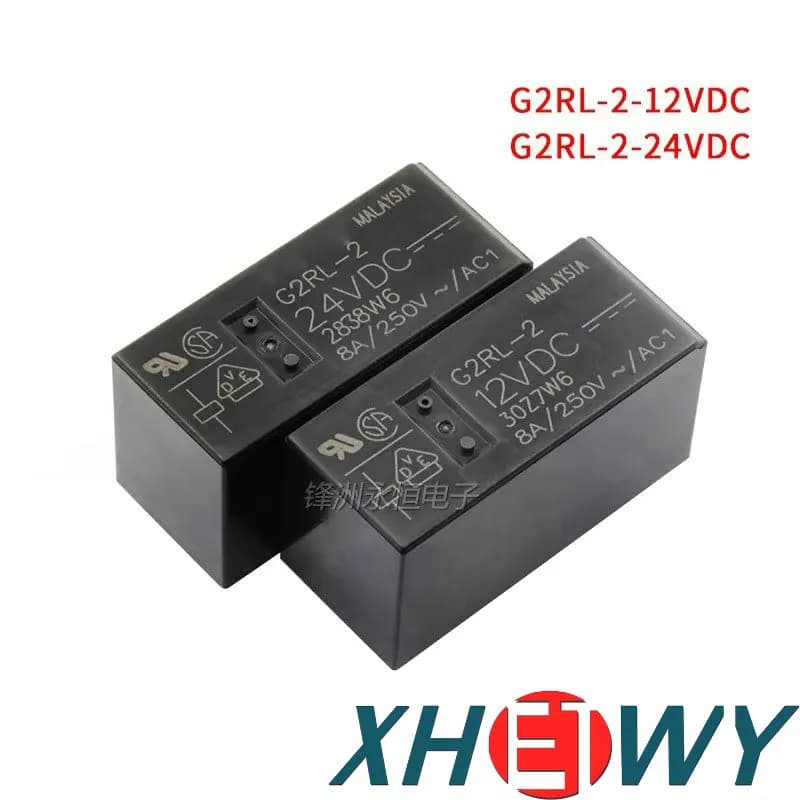 G2RL-2-12VDC 24VDC 5VDC relay DC12V 8-pin 8A two open two closed G2RL-2-5VDC G2RL-2-24VDC G2RL-2