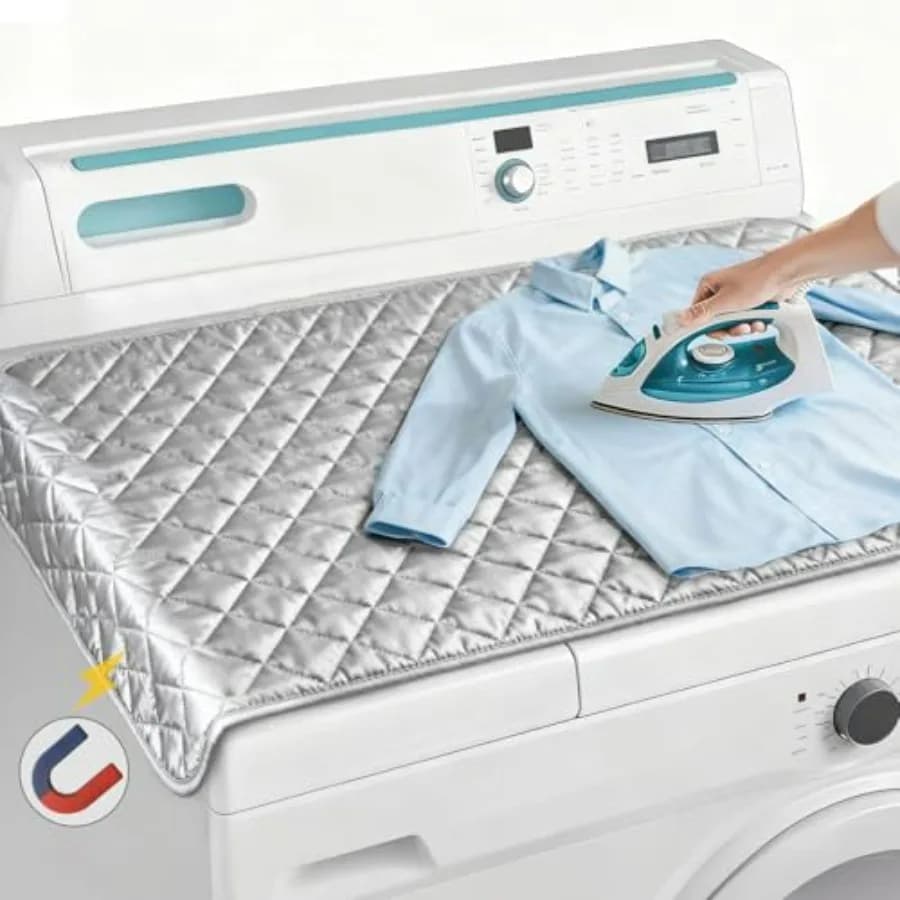 1Pcs Magnetic Ironing Mat Blanket - Foldable Ironing Mat Portable Board for Clothes Heat Resistant Portable Double Sided Use Tr