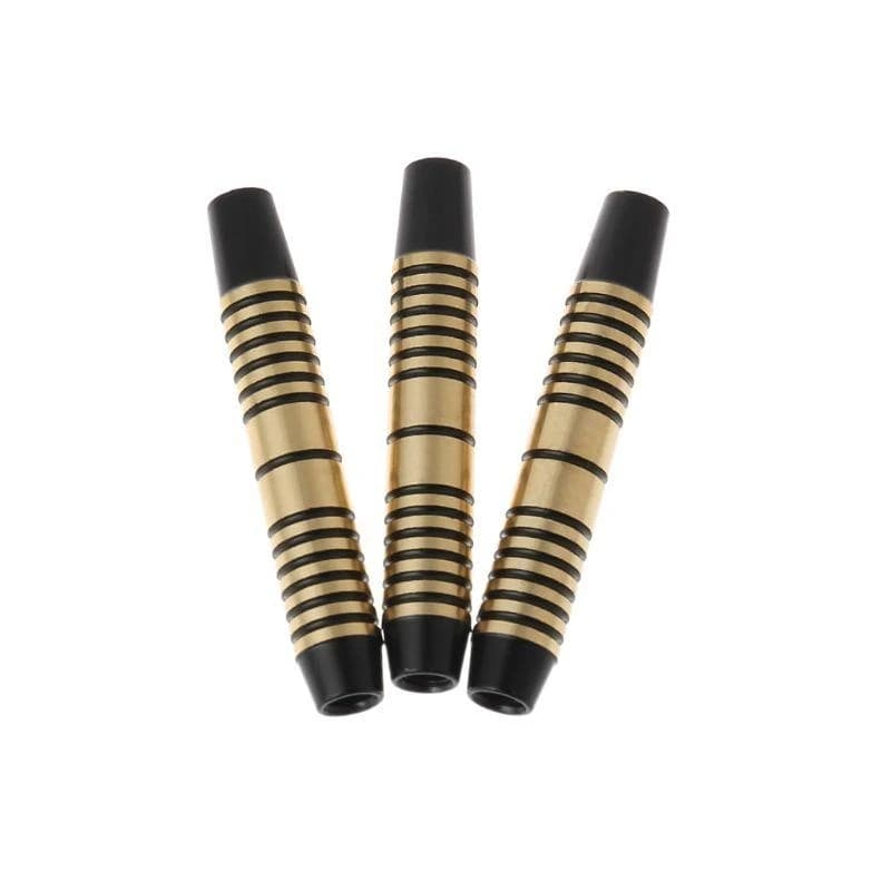 G6DE 3 Pcs Black Copper Replacement Barrels for Soft Tip & Steel Tip Darts