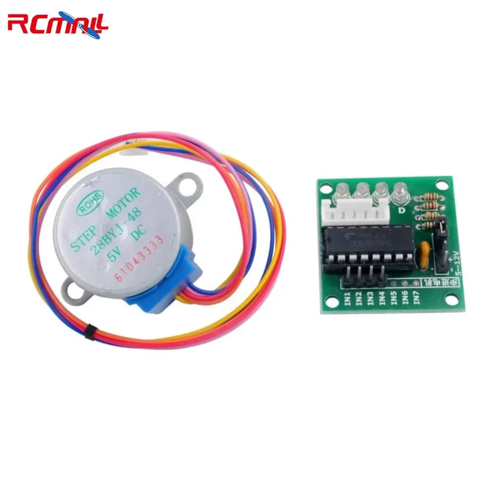28BYJ-48 Motore passo-passo ad ingranaggi CC a 4 fasi 5V + kit scheda driver ULN2003 per kit fai da te Arduino