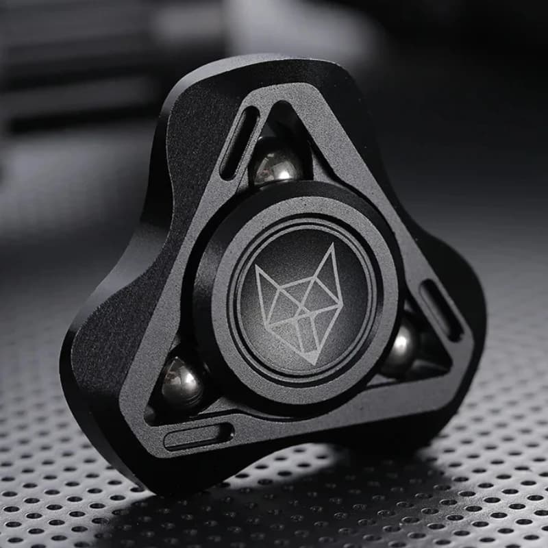 LingHu Hand Spinner Fidget Toy Giroscopio con punta delle dita in metallo EDC Sollievo dallo stress Regalo perfetto per creatori Creatori Pensieri Antistress