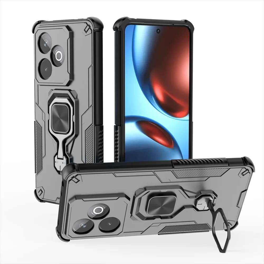 Per OPPO Realme GT7 5G Caso Anello di Lusso Della Copertura Posteriore Del Basamento Armatura Custodia Antiurto Per OPPO Realme GT7 GT 7 RealmeGT7 Custodie Per Telefoni