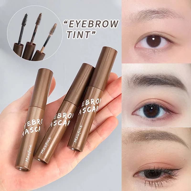Mascara Naturale per Sopracciglia, Gel Colorato Impermeabile, Tinta per Sopracciglia Marrone Chiaro, Tinta Naturale per Sopracciglia Scure, Trucco per Sopracciglia