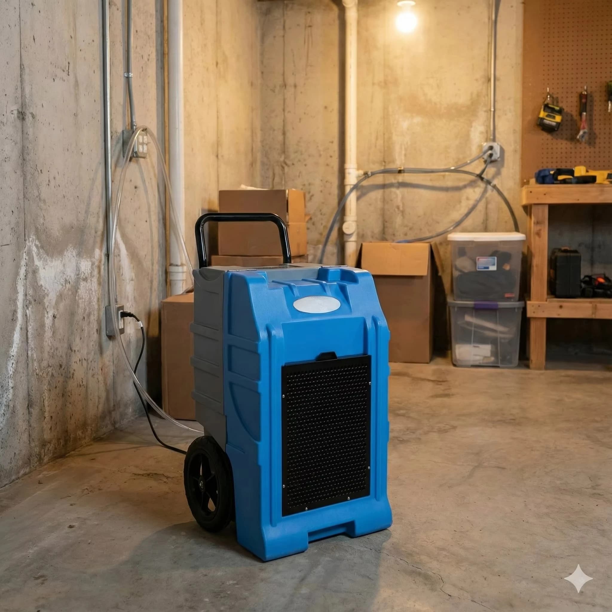 Deumidificatore Elettrico Commerciale LGR 70L con Controllo Elettronico e Sbrinamento Automatico per Camper, Auto, Uso Esterno - Ripristino Danni da Acqua