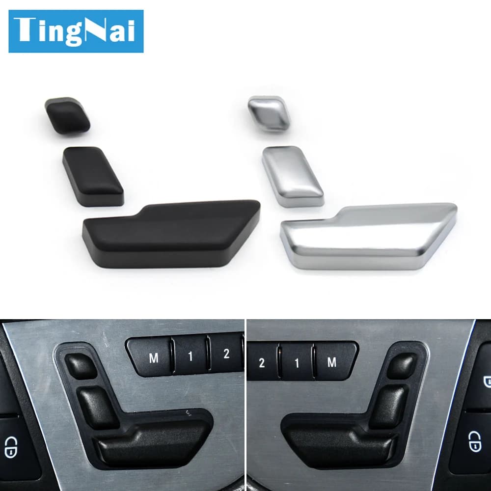 Auto left right seat headrest regular button control switch cover for Mercedes BENZ W204 C204 X204 GLK204 W212 W207 W166