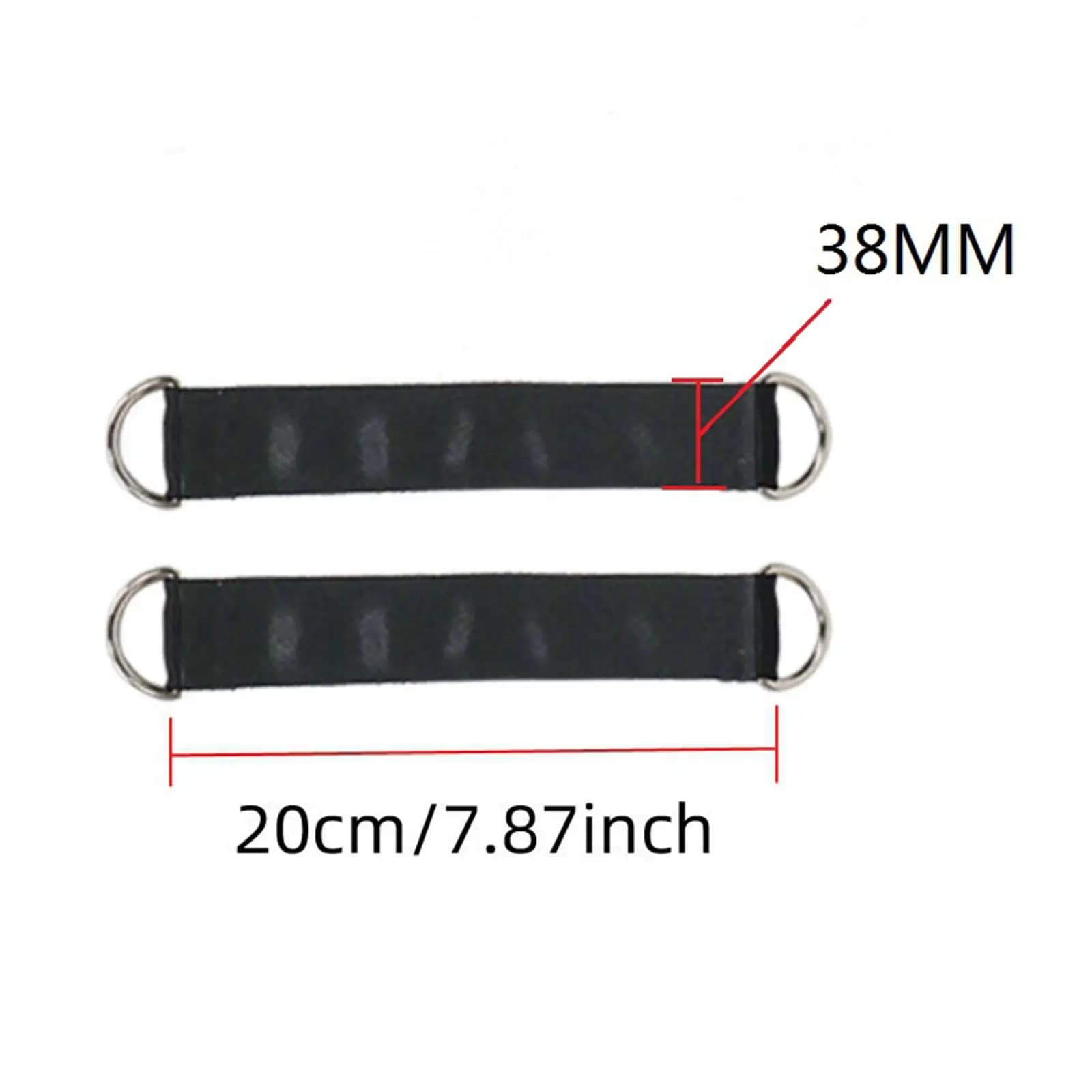 Heavy Duty Pull-up Bar Multi-gym Ab Training Hanging Strap Wide Nylon Webbing for Home Gym Workout
