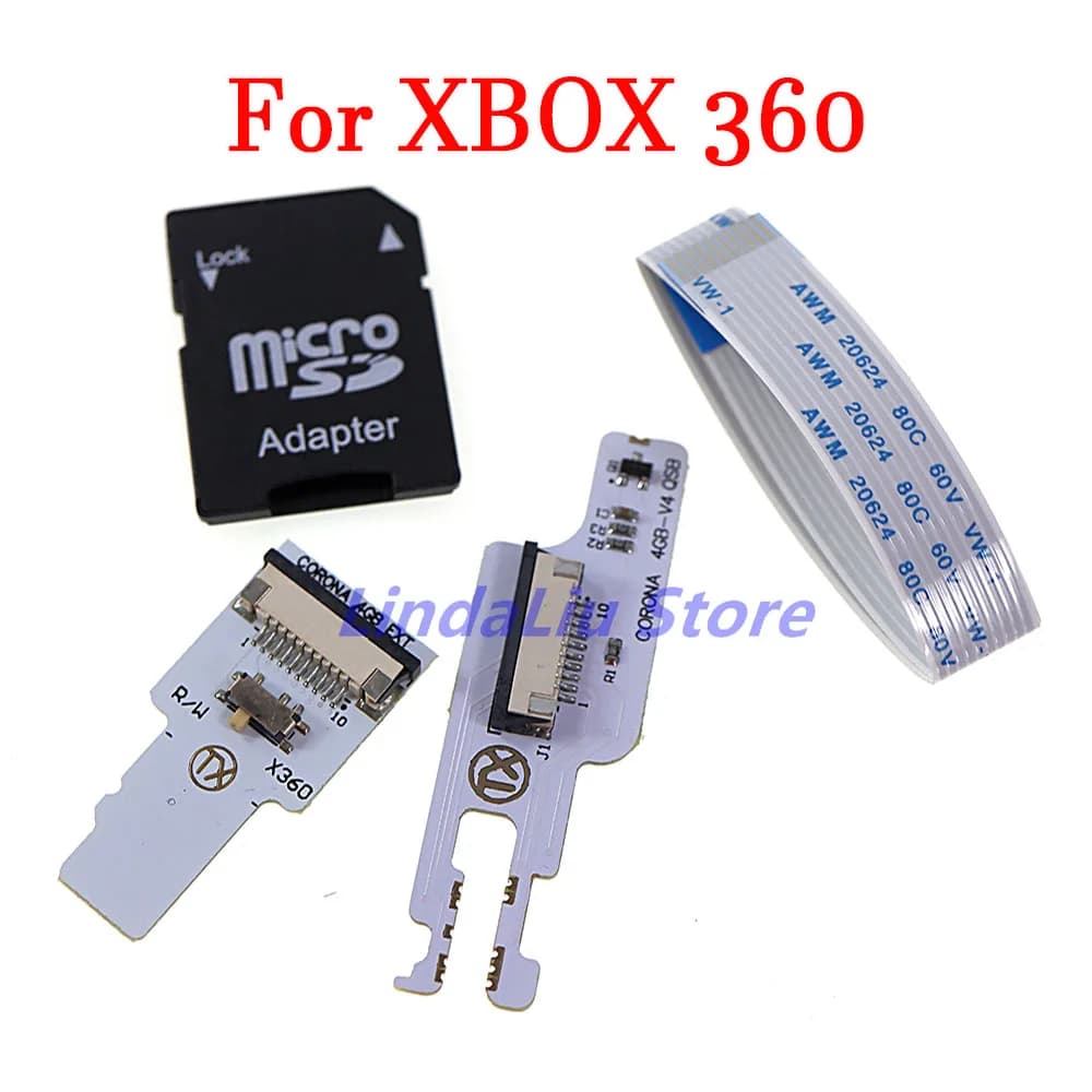 1set 4GB QSB V4 lettore di schede Host SD per Microsoft Xbox360 TX Corona 4GB NAND RW KIT V4
