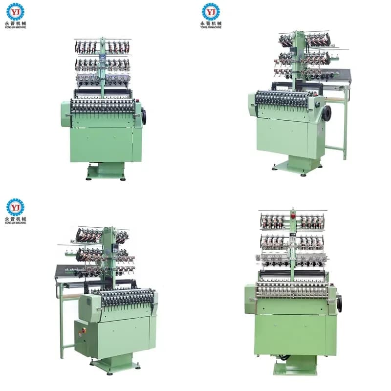2026 CE Wholesale High Quality Yongjin Loom Machine Supplier Narrow Curtain Tape Shuttleless Loom Elastic Band Weaving