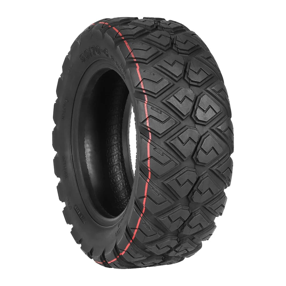 Pneumatico per Scooter 11 Pollici 90/70-6 Fuoristrada Tubeless Antiscivolo per Scooter Elettrico e Monopattino