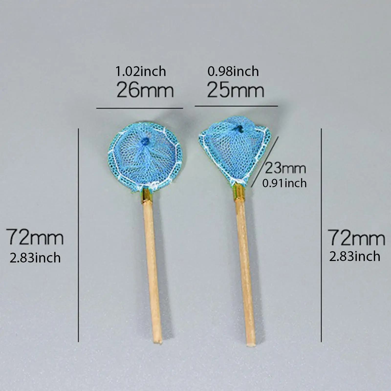 Dollhouse Miniature Fish Rod Fishing Net Set,Simulation,Fish Pole Set,Dollhouse Decoration Accessories,for Photography ,Props,