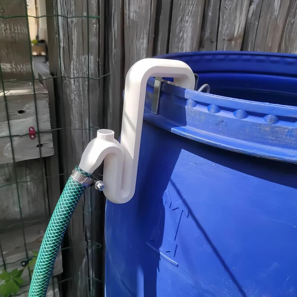 Kit di trasferimento e troppopieno dell'acqua piovana Set di tubi flessibili a sifone autoadescanti per piscine di acquari per garage da giardino domestico