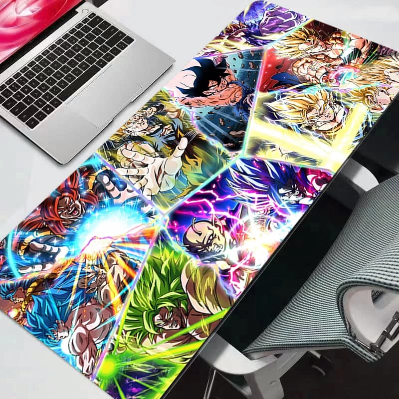 Tappetini per mouse da computer, Tappetino per mouse Dragon Ball DBZ, Grande tappetino da gioco, Nuovo tappetino grande per tastiera da gamer, Tappetino da scrivania per PC, Tappetino per mouse