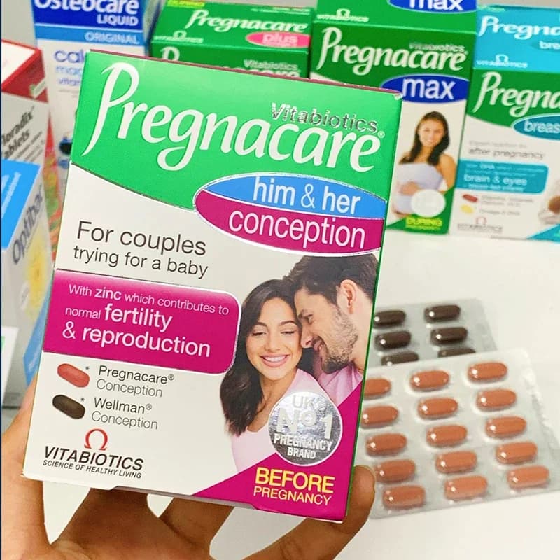complex of folic acid vitamin nutritional tablets supplement of male and female pregnancy trace elements