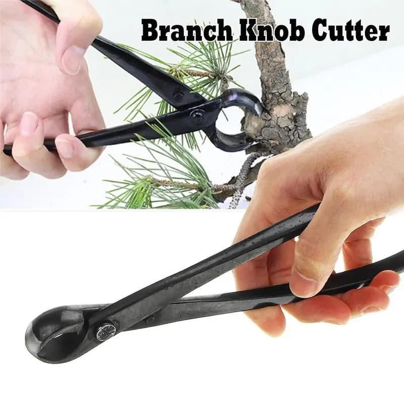 1PC 210mm Professional Round Edge Concave Knob Branch Cutter Garden Bonsai Tools Pruner Scissors