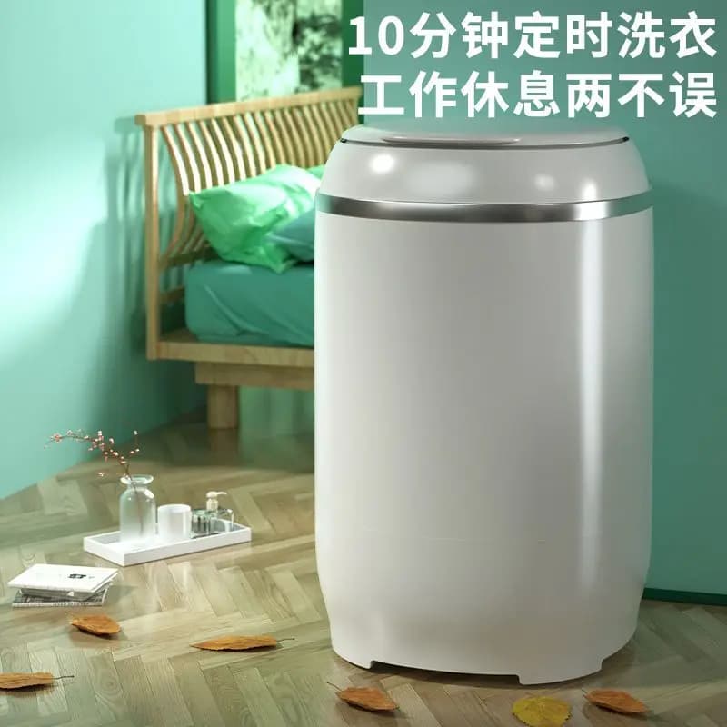 Mini lavatrice semi-automatica per lavaggio e asciugatura di biancheria intima, calzini e vestiti per bambini, ideale per dormitori e uso domestico.