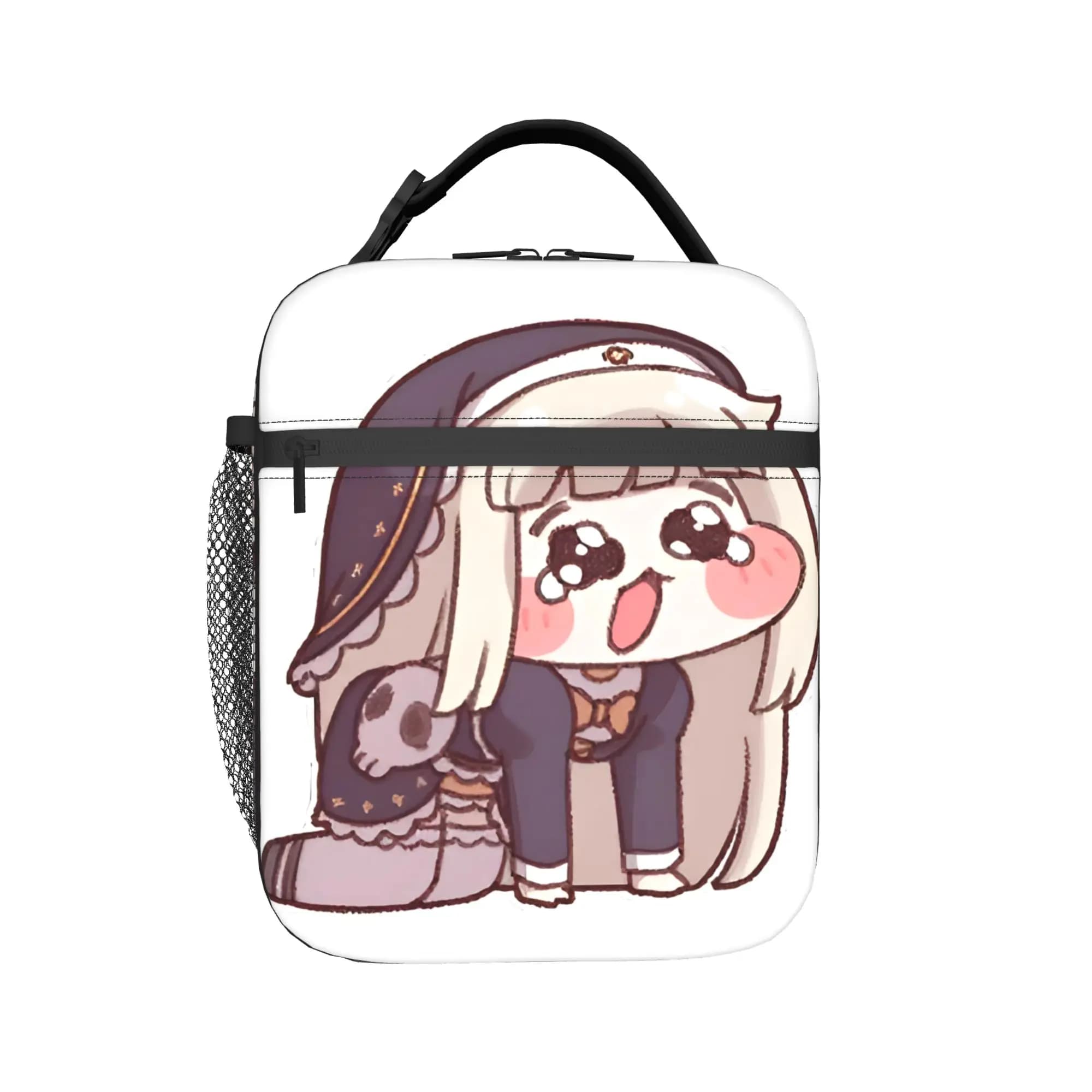 Borsa termica per il pranzo Trickcal C-Chibi Go Games Product Food Box INS Trendy Thermal Cooler Bento Box per l'ufficio