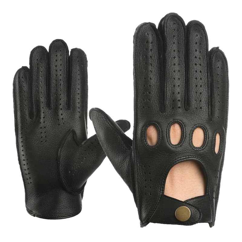 Guanti in pelle di daino per uomo guanti in pelle per motociclisti guanti in pelle guanti touch screen