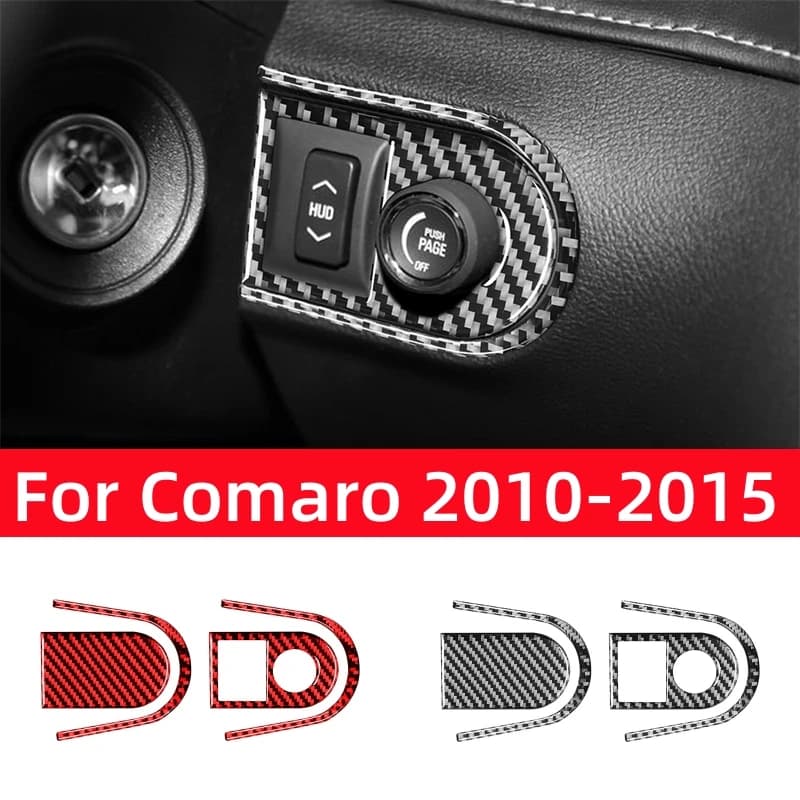 Decorative Coating in Vera Carbon Fiber for HUD Panel Interior Auto Chevrolet Camaro 2010-2015