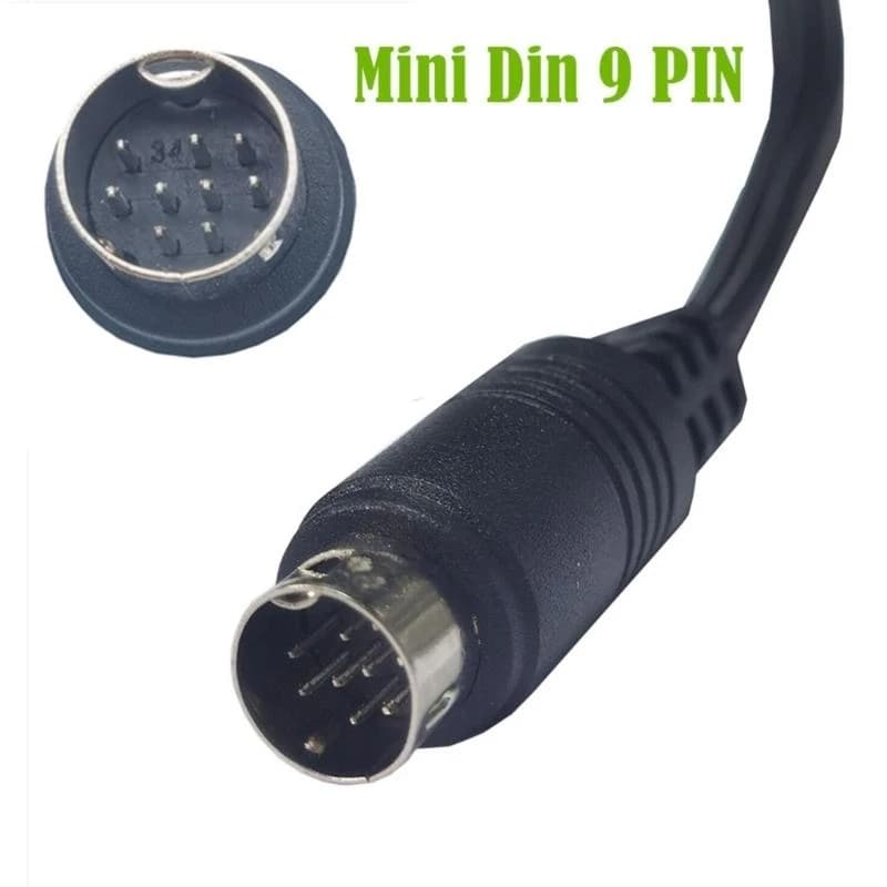 P5EA S Video Cord Mini Din 9Pin Cavo video da maschio a femmina per dispositivi video come connessione per fotocamera del del