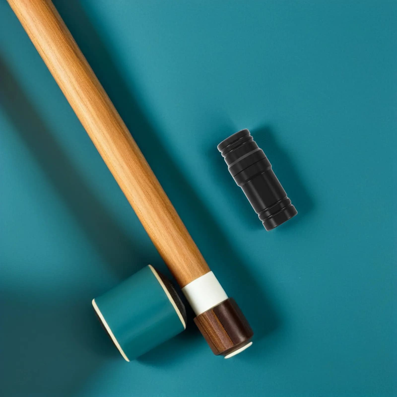Black Stick Joint Protector Pool Cue Joint Cap for Club Home Players Shaft Connector Billiards Accessories Cue Thread Protector