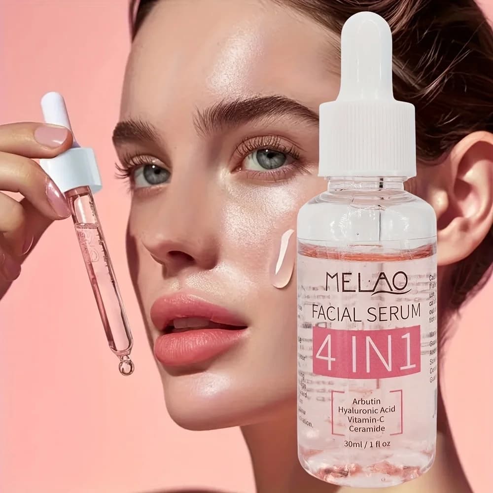 Face serum GZE 4 IN 1 hydrates with hyaluronic acid niacinamide vitamin C vitamin E