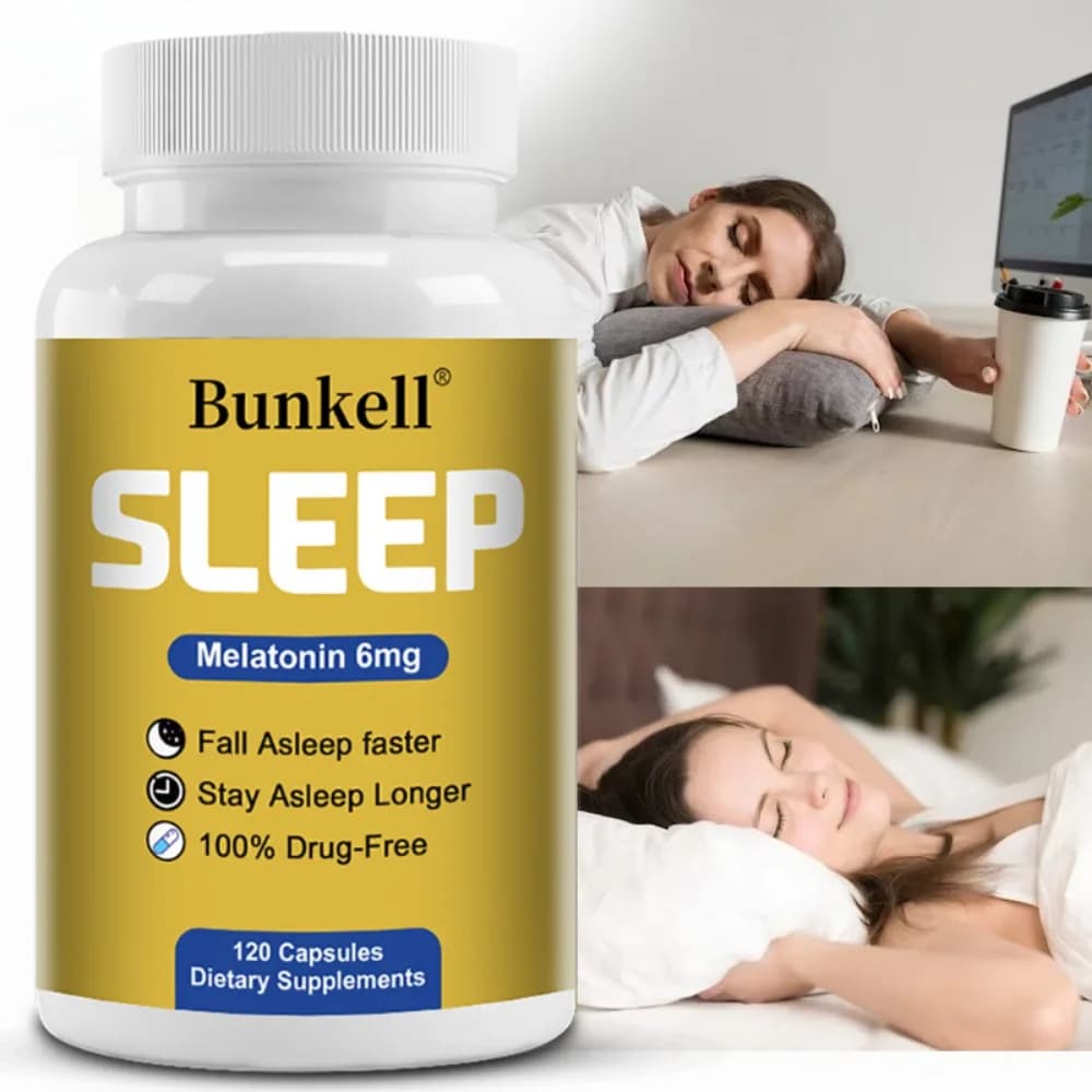 Promote Sleep, Natural Formula Dietary Supplement, Healthy deep Sleep, Pnatural Sleep, Melatonin & Vitamin B6