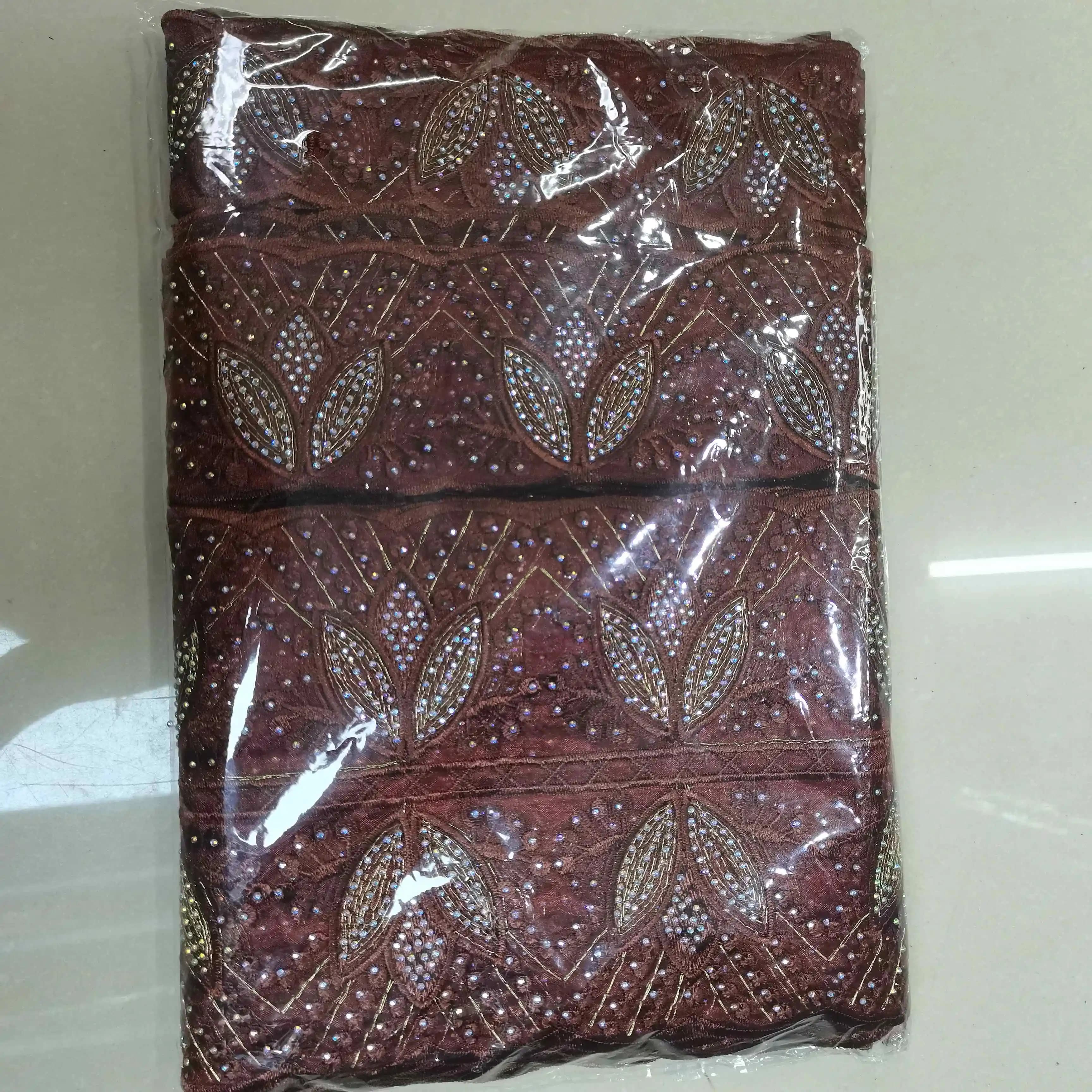15 metri di larghezza pizzo ricamato pizzo nastro da cucire tessuto guipure finiture fai da te donne nigeriane cucito guipure materiale 3 pezzi set