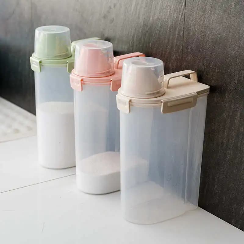 Food Grade Rice Storage Box Home Use Moisture Proof Insect Proof Sealed Flour Storage Canister 20L Rice Storage Container