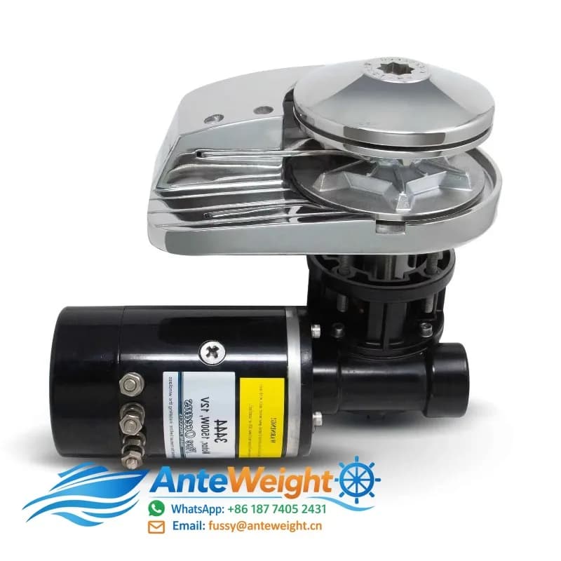 MARINE Horizontal 24v 12v Boat Capstan Winch Sail Boat Electric Boat Anchor Winch