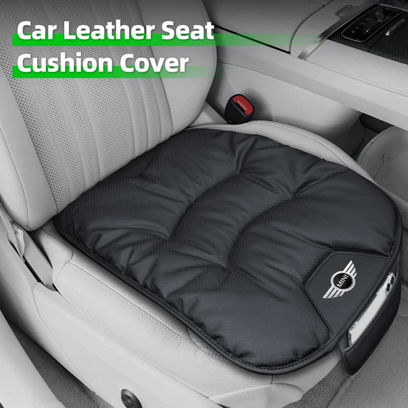 Car Leather Bearing Front Seats Back Protective Covers For MINI Cooper JCW One Countryman Clubman Cabrio Paceman R60 R57 R55 R56