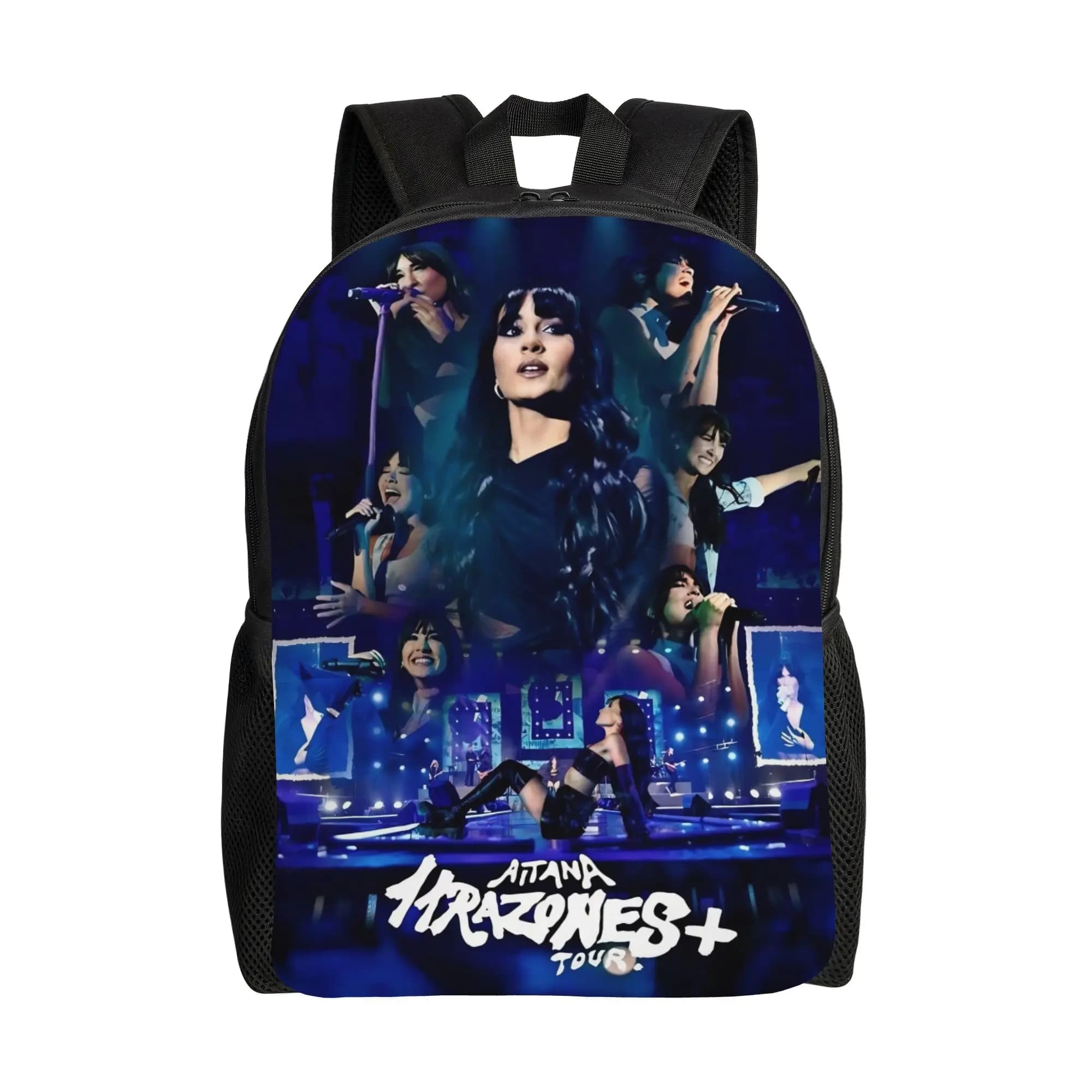 Aitana Spanish Singer Cool Backpack con tasca per computer portatile, borsa a tracolla per uomo e donna, per la scuola superiore e l'ufficio
