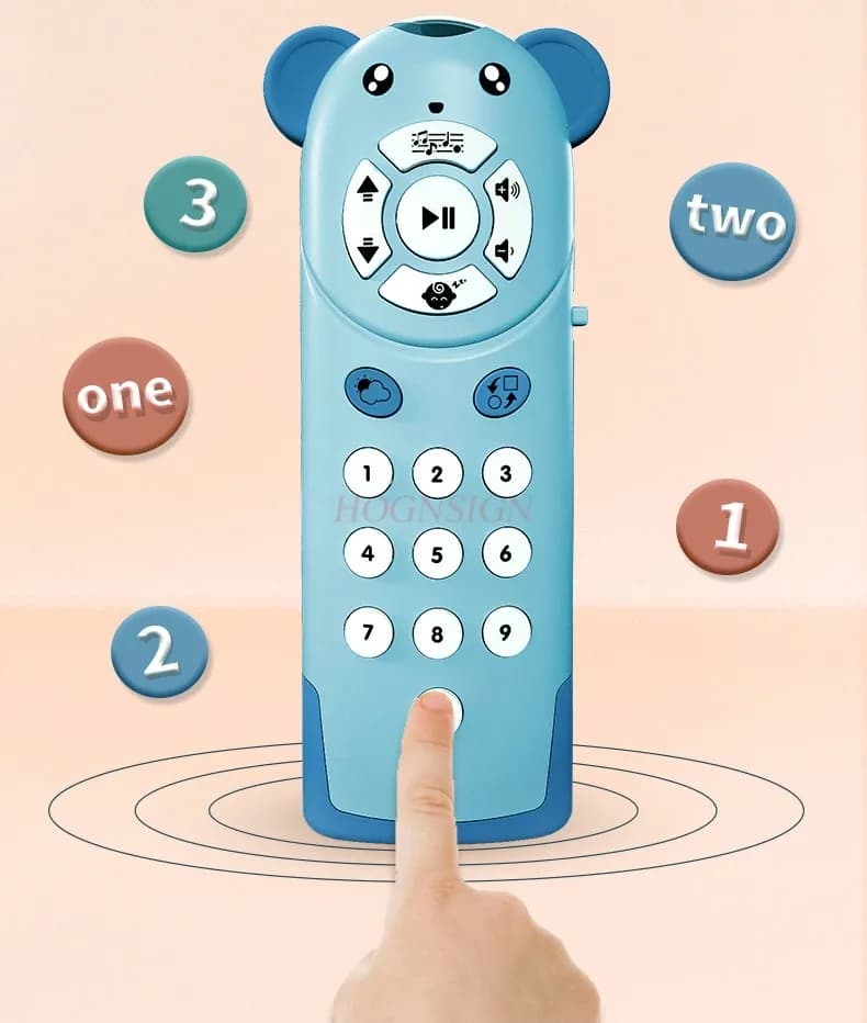Baby remote control toy can bite baby simulation phone model Children's mobile phone early education buttons Big Brother puzzle