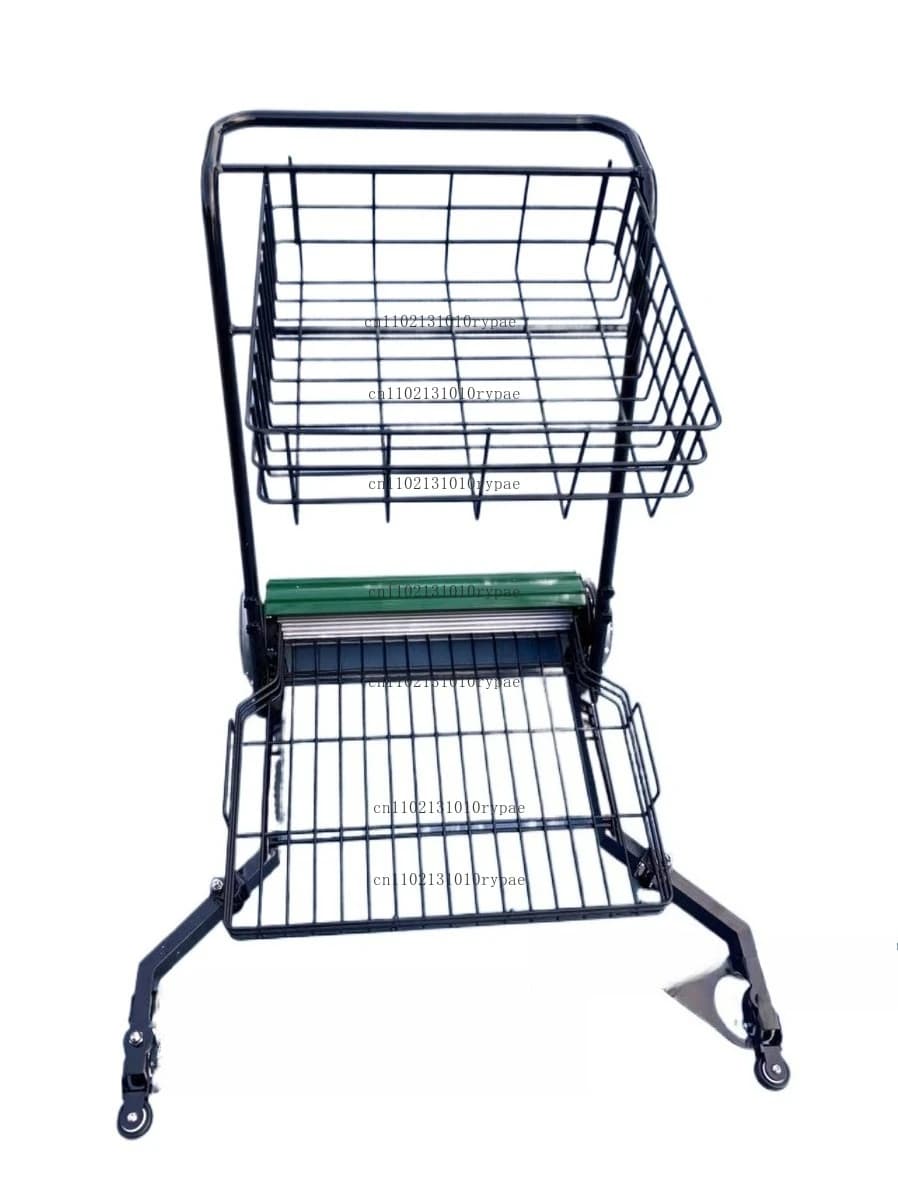 Multifunction Metal Tennis Ball Cart Aluminium Sports Training Aid