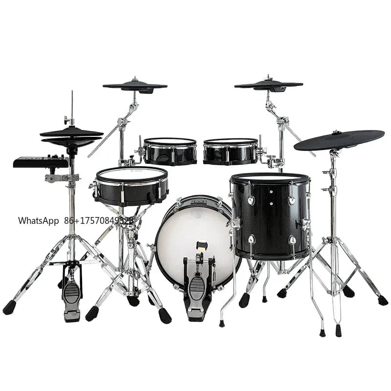 Portable Durable Instrument Lemon Drum Pad Drum Parts 16" Wooden Bass