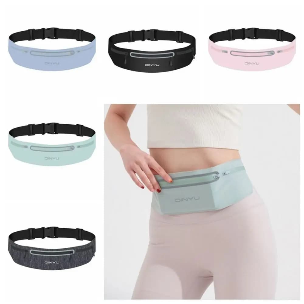 Waterproof Running Belt Light Invisible Sports Waist Waist Sport Waist Bag for Adjustable Portable Marathon