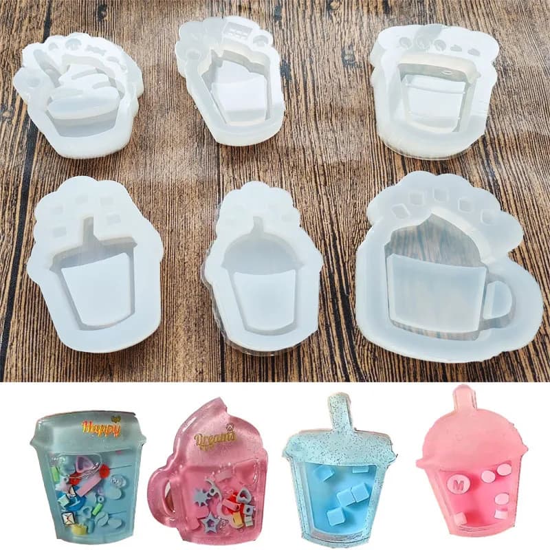 DIY Drink Cup Shaker Mold Silicone Epoxy Resin Mold Jewelry Mold Jewelry Accessories