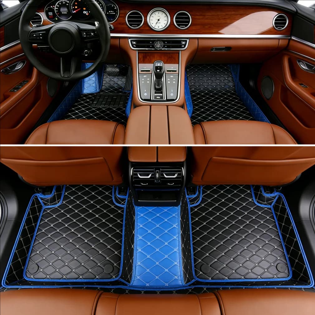 Tappetini auto 3D personalizzati per Lexus LS LS500h 2018-2023 LS460L 2006-2016 LS430 2004-2005 Accessori interni in pelle artificiale