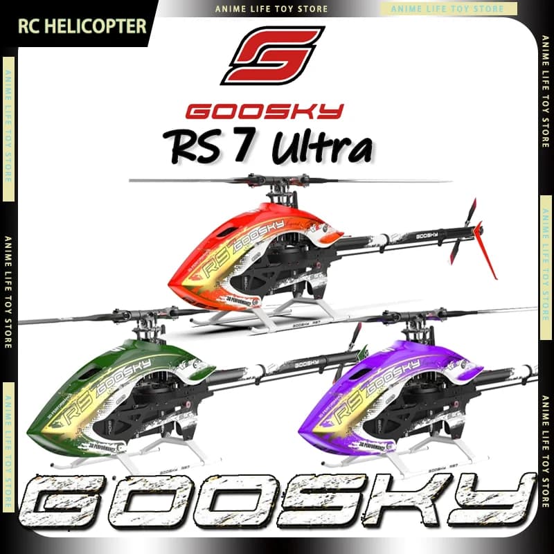 Elicottero RC GOOSKY RS7 Ultra 700 Professionale per Acrobazie 3D, Ingranaggio Principale Aggiornato, Regalo per Bambini