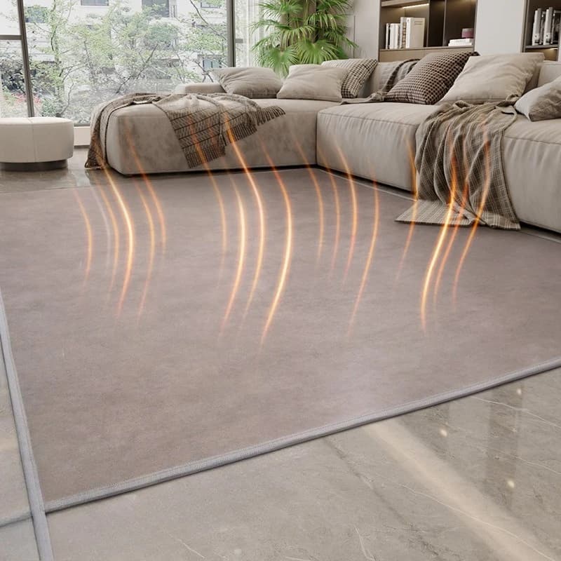 Heating carpet for living room, electric winter yoga mat, floor heating for home and bedroom