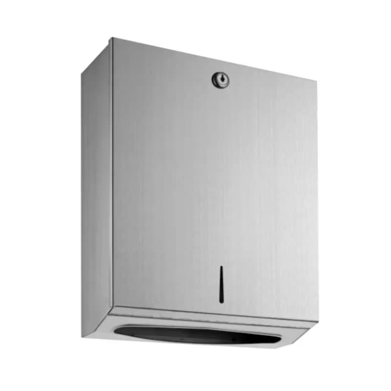 Hotel Modern Design Wall Mounted Stainless Steel Toilet Paper Dispenser Tissue Holder and Box