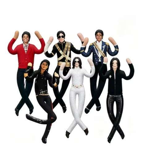 Hot New Anime Michael Jackson Cosplay Prop Dolls Room Idol MJ Decoration Abstract Joint Mobility Props Collect Fan Gift