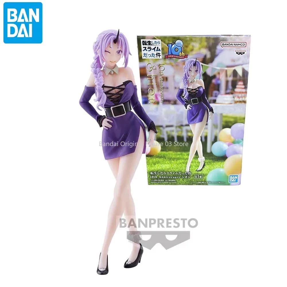 Originale Bandai Shion 10esimo anniversario di Quella volta che mi sono reincarnato come un melma Anime Raccogliere ornamenti Figura Giocattoli di modello 17 cm